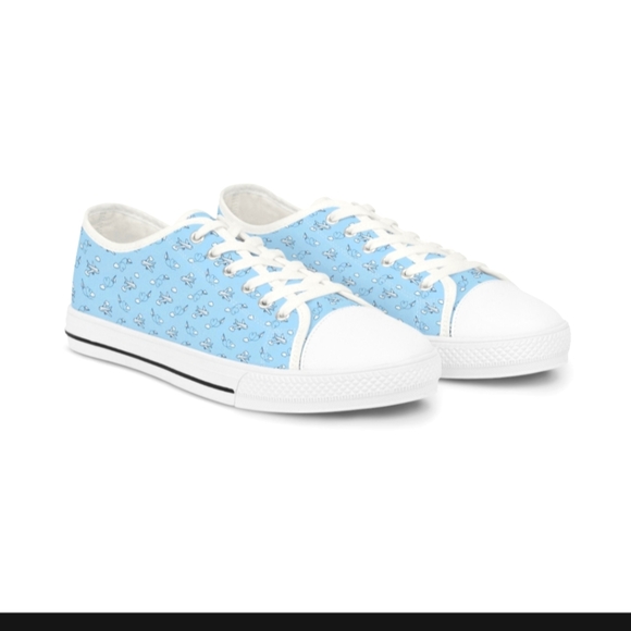 BNWT Airplane & Paper Planes Pattern Low Top Sneakers US 39 - Picture 1 of 5